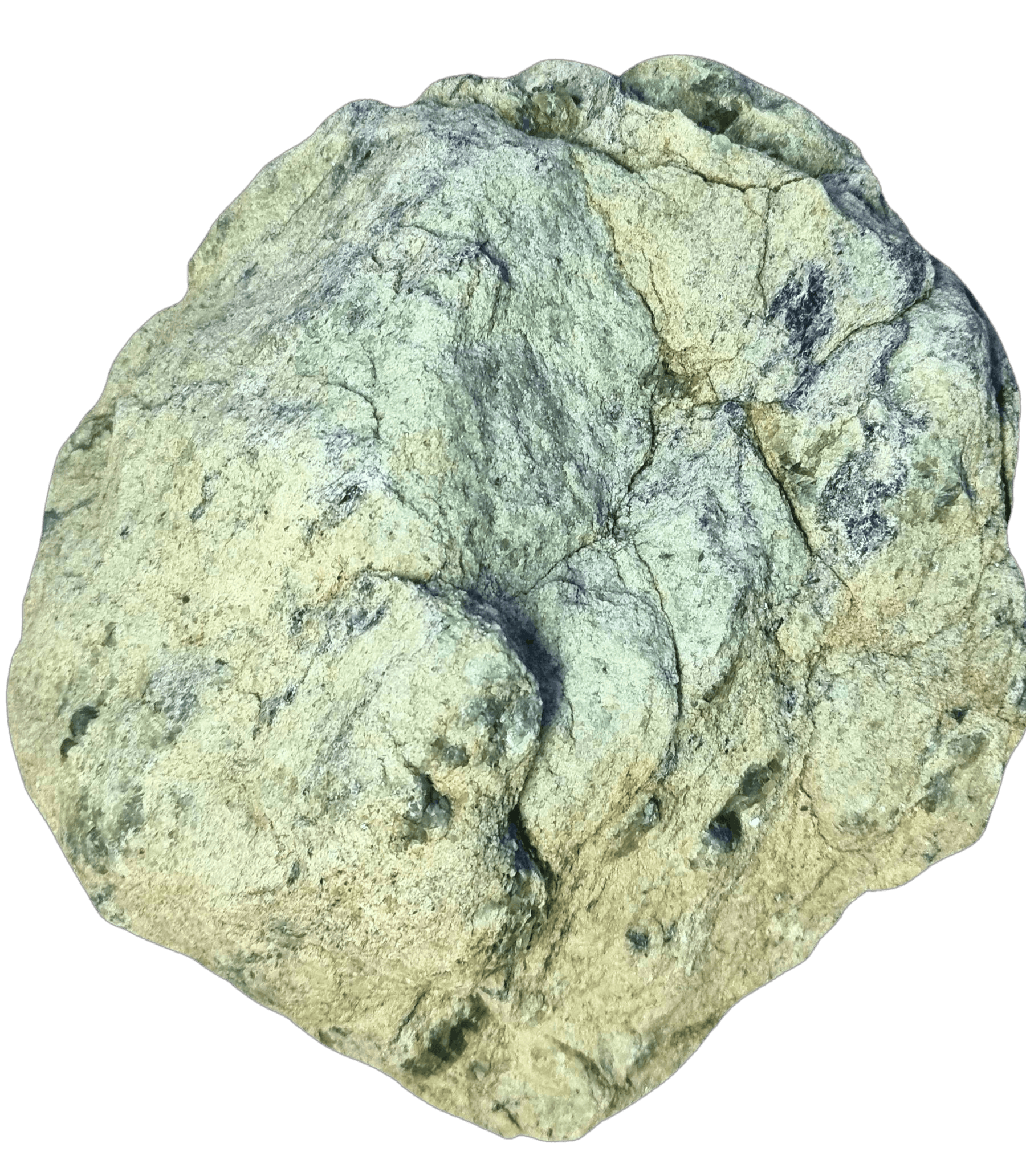 rund olivin stein grønn 