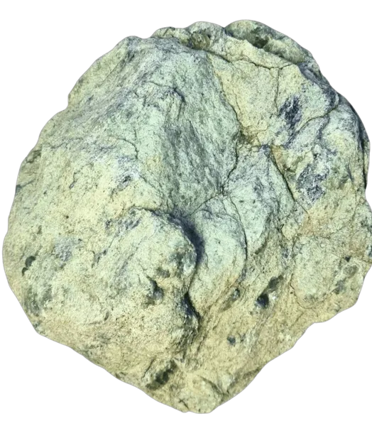 rund olivin stein grønn 